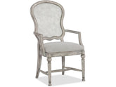 Hooker Furniture Casual Dining Boheme Gaston Metal Back Arm Chair - 2 per carton/price ea